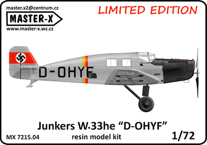 Junkers W.33he (D-OHYF) MX7215-4