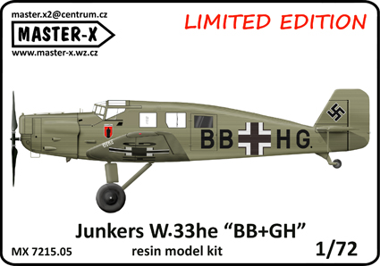 Junkers W.33he (Luftwaffe BB+GH) MX7215-5