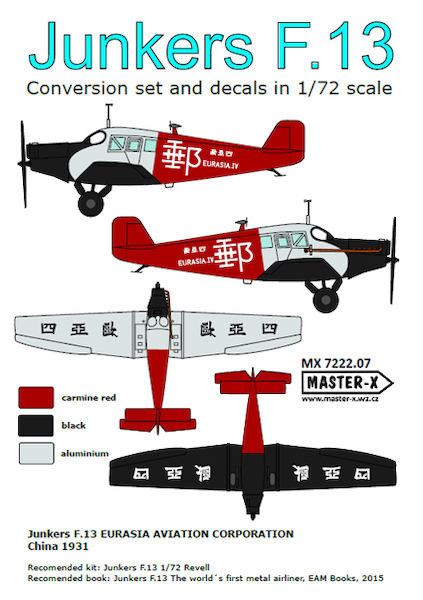 Junkers F.13 conversion set "Eurasia" MX722207