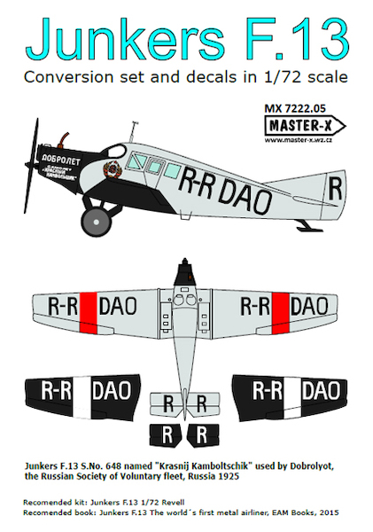 Junkers F.13 R-RDAO  MX722205