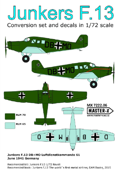 Junkers F.13 conversion set "DB+MO MX722206