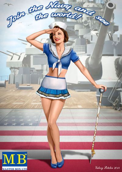 Pin Up Srs 4: "Suzie - US Navy "Join the navy, see the world" mb24004