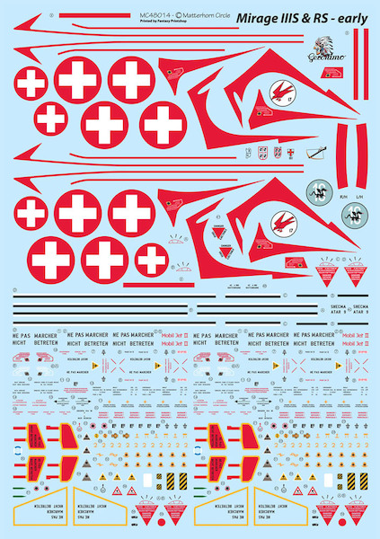 Mirage IIIS & RS - early - The silver years (Swiss Air Force) MC48014
