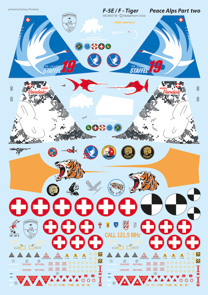 F5E/F Tiger II Peace Alps part 2 (Swiss Air Force) MC48018