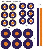 SAAF World War II Roundels 48-132