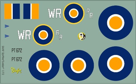 SAAF Spitfire MKIX "Evelyn" 1990 48-157
