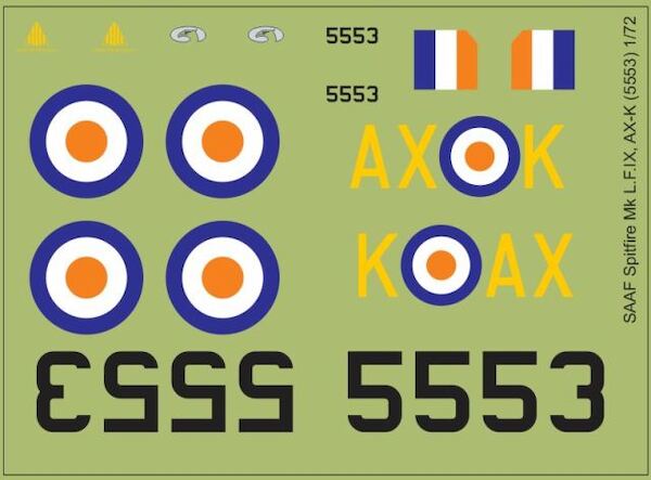 SAAF Spitfire Mk L.F.IX, K-AX (5553) 48-177