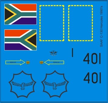 SAAF C130 Hercules 1990's 48-189