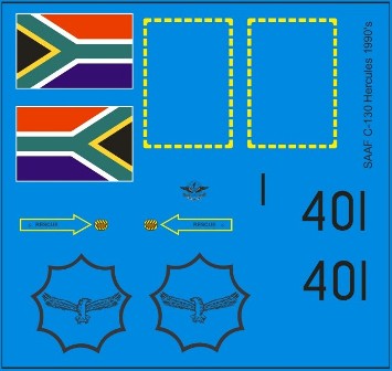 SAAF C130 Hercules 1990's  48-189