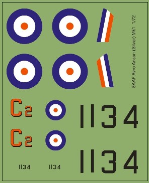 SAAF Avro Anson MK1 (Silver scheme) 48-194