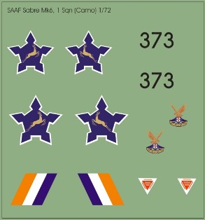 SAAF Canadair Sabre Mk6, 1 Sqn (Camo) 48-209