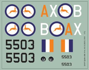 SAAF Spitfire MkIXe (5503 - SAAF 1951) 48-245