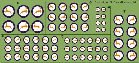 SAAF Roundels with Springbok 72-146