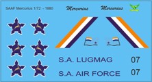 SAAF HS125 Mercurius 72-206