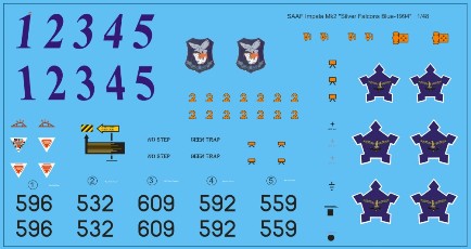 SAAF Impala MK1 "Silver Falcons" post 1994 72-240