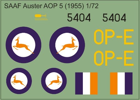 SAAF Auster AOP 5 (1955) 72-261