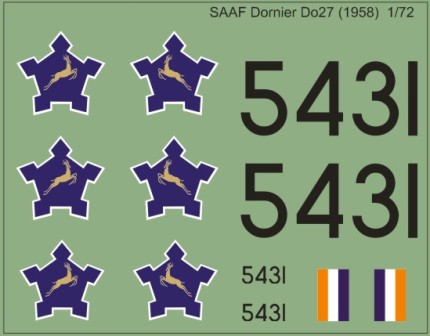 SAAF Dornier Do27 72-262