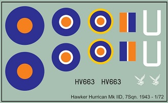 SAAF Hawker Hurricane MkIID (7 Sqn, 1943) 72-297