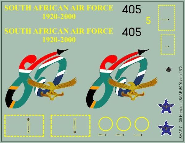 SAAF C130 Hercules (SAAF 80 Years) 72-304