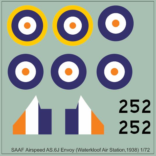 SAAF Airspeed AS6J envoy (Waterkloof AFS 1938) 72-310