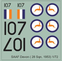 SAAF Devon (28sq VIP 1953)  72-311