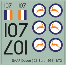 SAAF Devon (28sq VIP 1953) 72-311