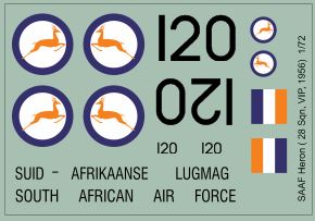 SAAF Heron (28sq VIP 1953) 72-312