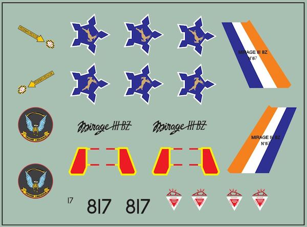 SAAF Mirage III BZ ( Camo, no 2Sqn) 72-314