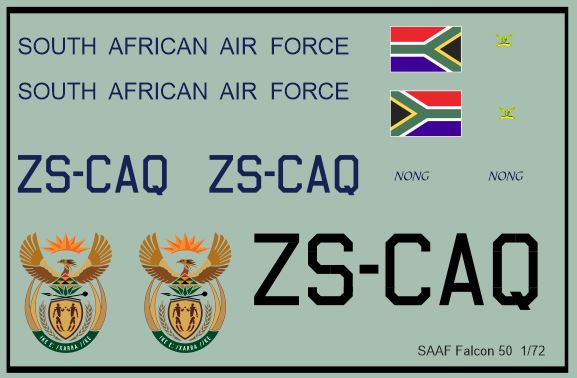 SAAF Dassault Falcon 50 72-326