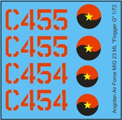 Angola Air Force Mikoyan MiG23ML Flogger G MAV-AA7205