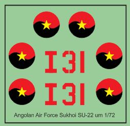 Angola Air Force Suchoi Su22UM Fitter MAV-AA7211