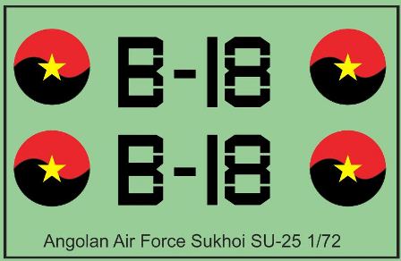 Angola Air Force Suchoi Su25 Frogfoot MAV-AA7212