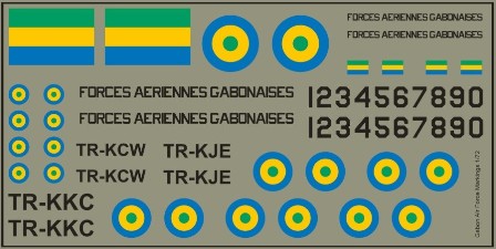 Gabon AF Markings MAV-GAF721