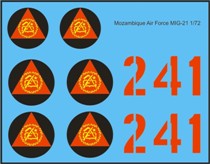Mozambique Air Force MiG21 Fishbed MAV-MOZ722