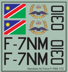 Namibian Air Force F-7NM MAV-NAM721