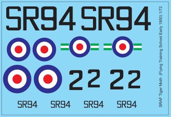 SRAF Tiger Moth (Flying Training School Early 1950) MAV-RZ3201