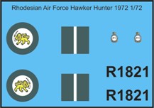 Rhodesian Air Force Hawker Hunter 1972 MAV-RZ4801