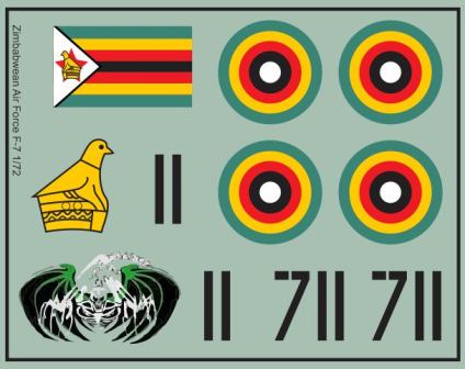 Zimbabwean Air Force F-7 MAV-RZ4813