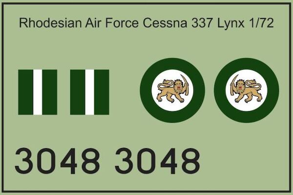 Rhodesian Air Force Cessna 337 Lynx MAV-RZ7219