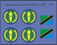 Tanzanian Air Force Mikoyan MiG21MF Fishbed MAV-tan722
