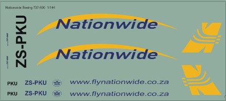 Boeing 737-500 (Nationwide) MAV144014