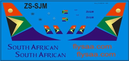 Boeing 737-800 (South African Airways New Tail) MAV200003