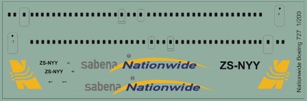 Boeing 727-200 (Nationwide)  MAV200004