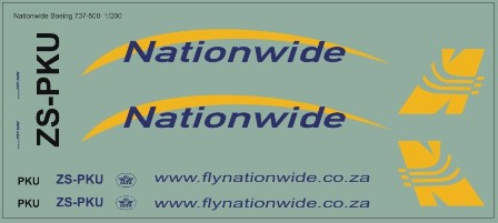 Boeing 737-500 (Nationwide) MAV200005