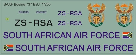 Boeing 737-700 BBJ (SAAF) MAV200006