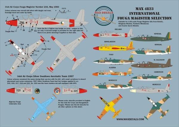 International Fouga Magister selection (RESTOCK) MD4823