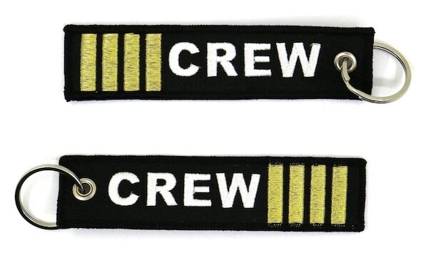 Keyholder with CREW 4-bar (gold)  KEY-4BAR