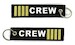 Keyholder with CREW 4-bar (gold) 