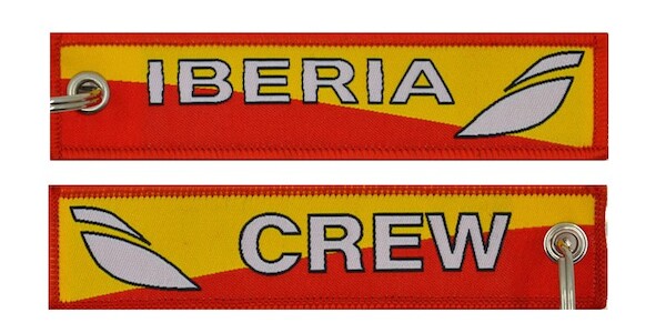 Keyholder with Iberia on one side and (Iberia) crew on other side  KEY-CREW-IBERIA