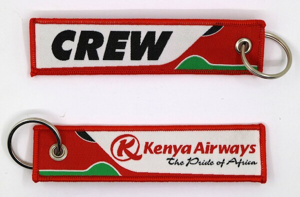 Keyholder with Kenya Airways The Pride of Africa on one side and (Kenya Airways) crew on other side KEY-CREW-KENYA